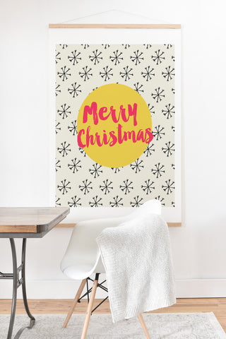 Allyson Johnson Merry Christmas Art Print And Hanger