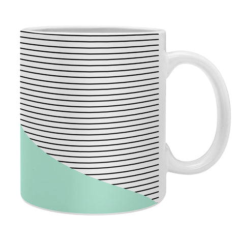 Allyson Johnson Mint and stripes Coffee Mug