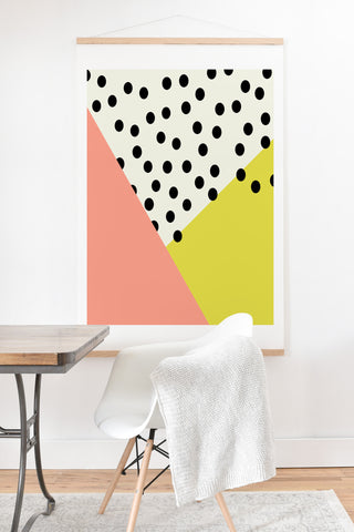 Allyson Johnson Mod Dots Art Print And Hanger