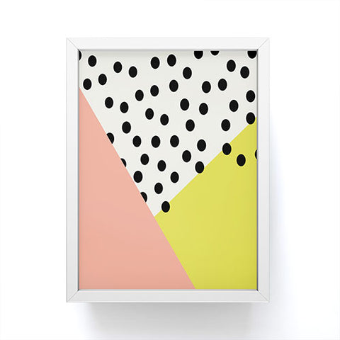 Allyson Johnson Mod Dots Framed Mini Art Print