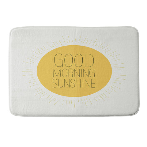 Allyson Johnson Morning Sunshine Memory Foam Bath Mat
