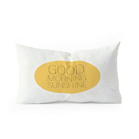 Allyson Johnson Morning Sunshine Oblong Throw Pillow