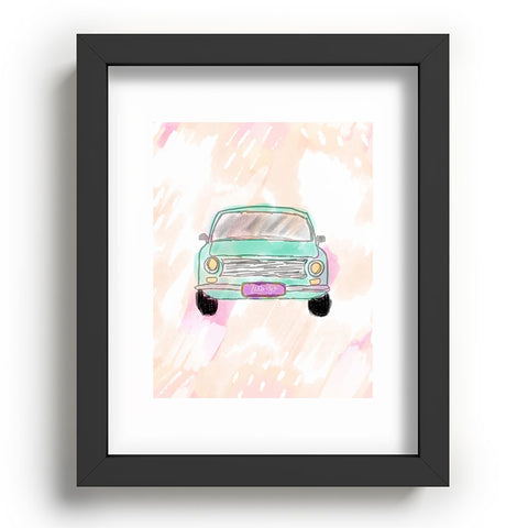 Allyson Johnson My new car Recessed Framing Rectangle