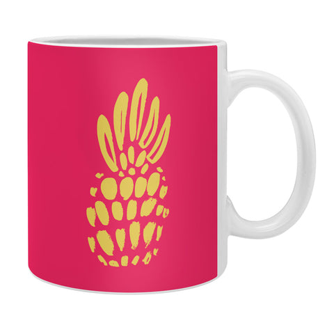 Allyson Johnson Neon Pineapple Coffee Mug
