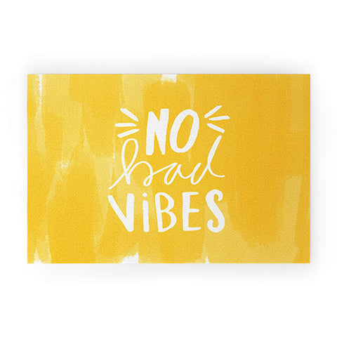 Allyson Johnson No Bad vibes Welcome Mat