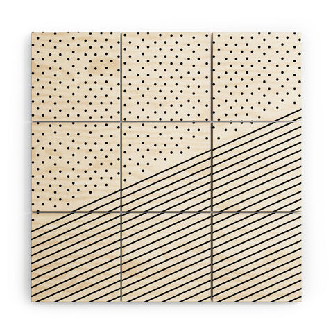Allyson Johnson Opposites Attract Wood Wall Mural