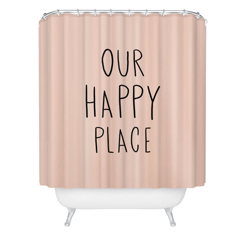 Allyson Johnson Our happy place Shower Curtain