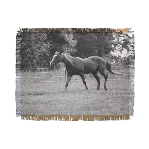 Allyson Johnson Out In The Pasture Throw Blanket