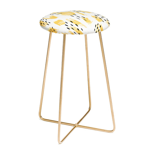 Allyson Johnson Paige Bold Abstract Counter Stool