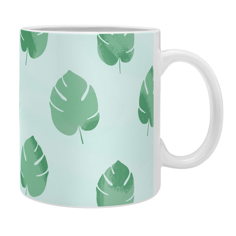 Allyson Johnson Palm Spring Leaves Coffee Mug