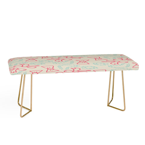 Allyson Johnson Pearls And Bows Bench