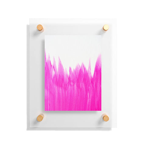 Allyson Johnson Pink Brushed Floating Acrylic Print