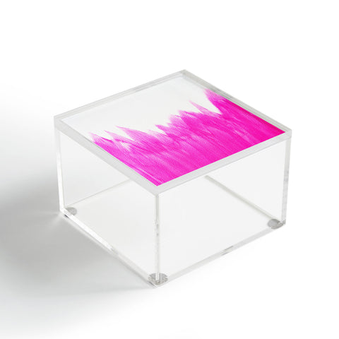 Allyson Johnson Pink Brushed Acrylic Box