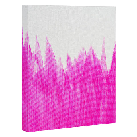 Allyson Johnson Pink Brushed Art Canvas