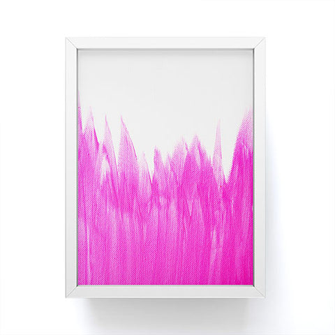 Allyson Johnson Pink Brushed Framed Mini Art Print