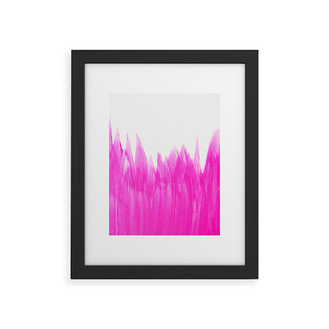 Allyson Johnson Pink Brushed Framed Art Print