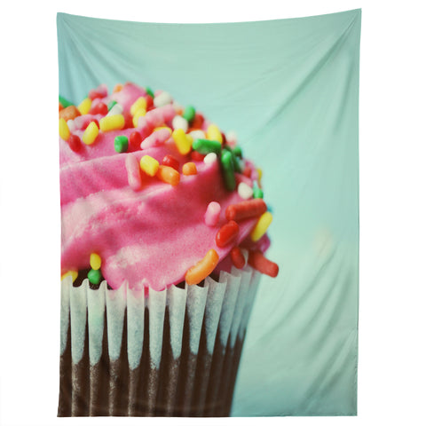 Allyson Johnson Pink Cupcake Photograph Tapestry