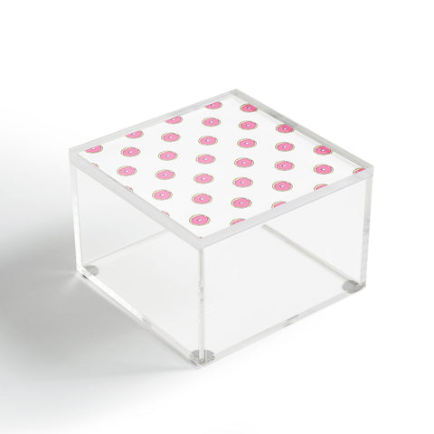 Allyson Johnson Pink donuts Acrylic Box