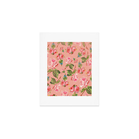 Allyson Johnson Pink Floral Art Print