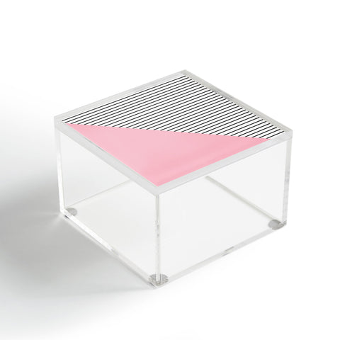Allyson Johnson Pink n stripes Acrylic Box