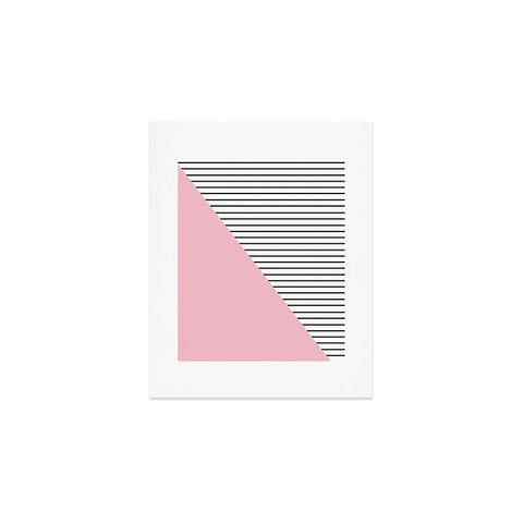 Allyson Johnson Pink n stripes Art Print