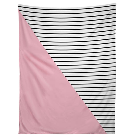 Allyson Johnson Pink n stripes Tapestry