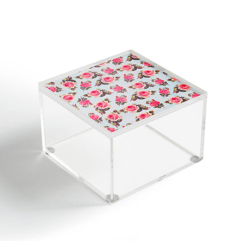 Allyson Johnson Pink Roses Acrylic Box