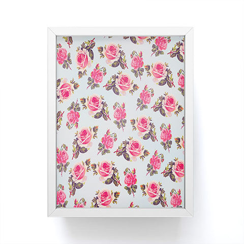 Allyson Johnson Pink Roses Framed Mini Art Print