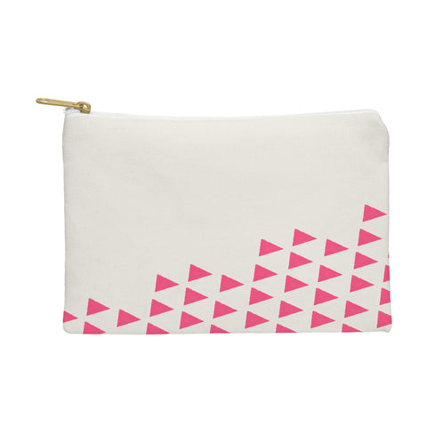 Allyson Johnson Pink Triangles Pouch
