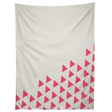 Allyson Johnson Pink Triangles Tapestry