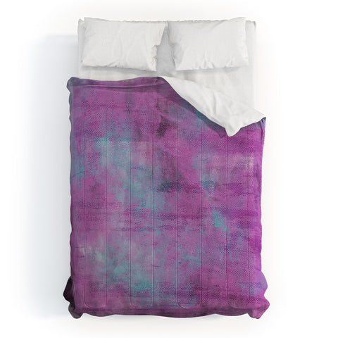 Allyson Johnson Purple Paint Comforter