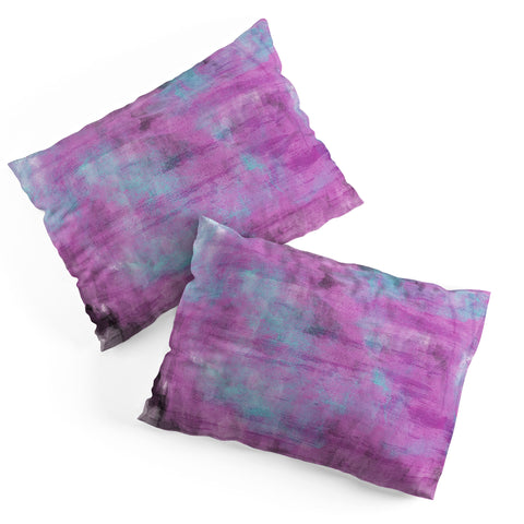 Allyson Johnson Purple Paint Pillow Shams