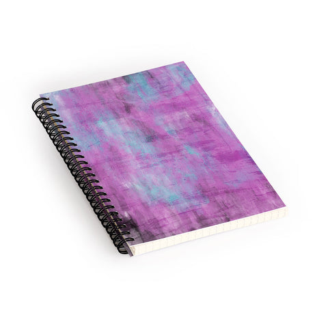 Allyson Johnson Purple Paint Spiral Notebook