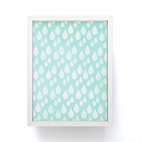 Allyson Johnson Rain Drops Framed Mini Art Print