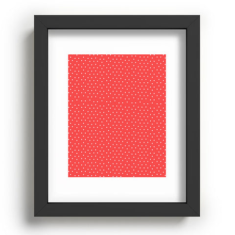Allyson Johnson Red Dots Recessed Framing Rectangle
