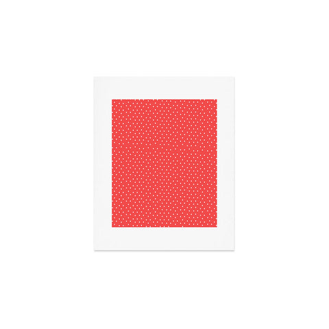 Allyson Johnson Red Dots Art Print