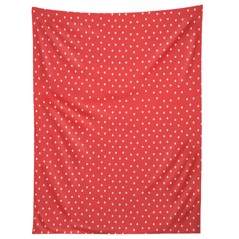 Allyson Johnson Red Dots Tapestry