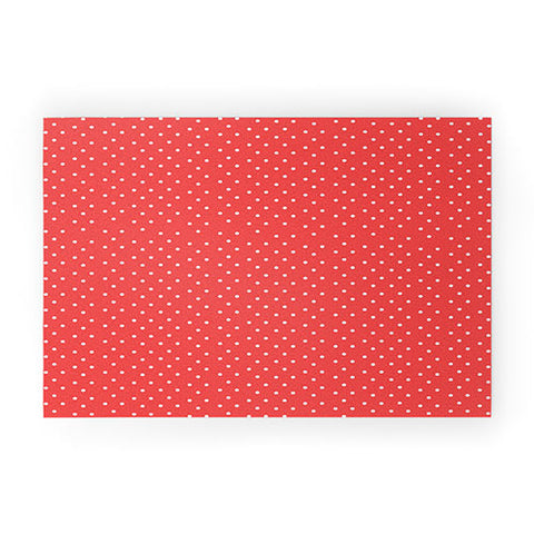 Allyson Johnson Red Dots Welcome Mat