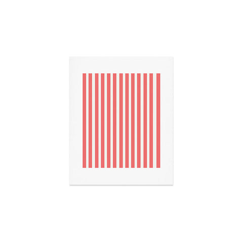 Allyson Johnson Red Stripes Art Print