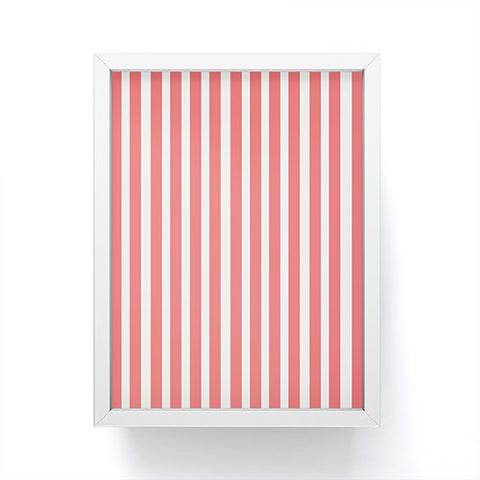 Allyson Johnson Red Stripes Framed Mini Art Print