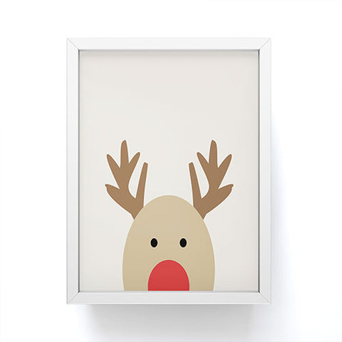 Allyson Johnson Reindeer Framed Mini Art Print