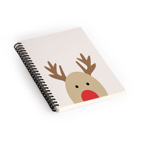 Allyson Johnson Reindeer Spiral Notebook