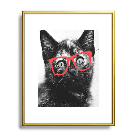 Allyson Johnson Sassy Kitten Metal Framed Art Print