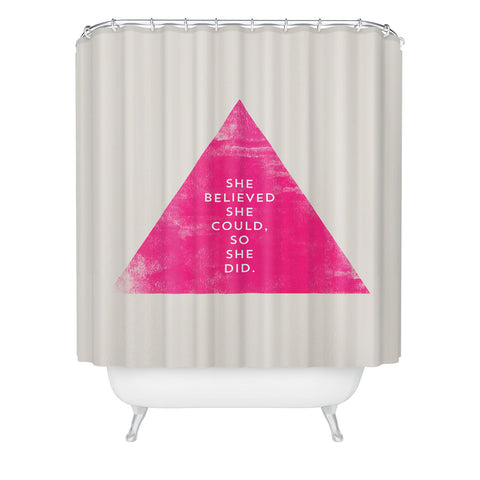 Allyson Johnson She Believed She Could Shower Curtain