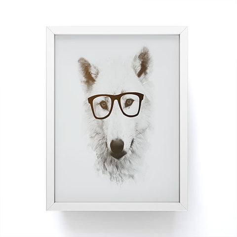 Allyson Johnson Smart Wolf Framed Mini Art Print