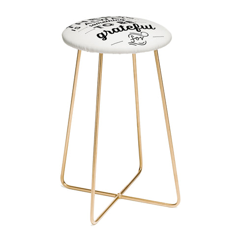 Allyson Johnson Something To Be Grateful For Counter Stool