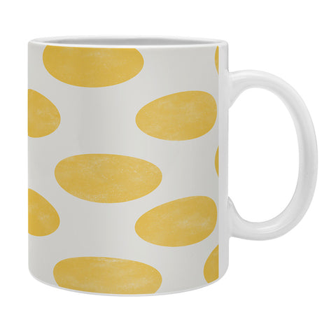 Allyson Johnson Spring Yellow Dots Coffee Mug