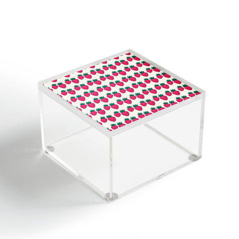 Allyson Johnson Strawberries And Cream Acrylic Box