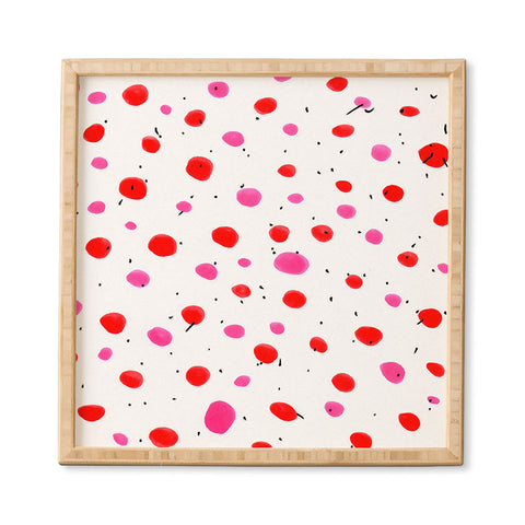 Allyson Johnson Strawberry Bubble Gum Framed Wall Art