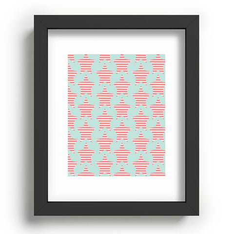 Allyson Johnson Stripes And Stars Recessed Framing Rectangle